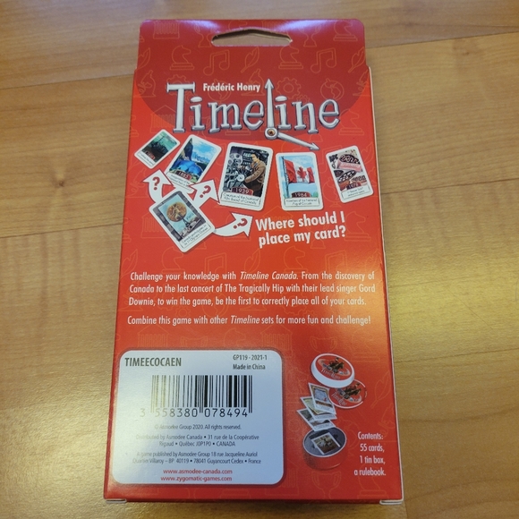 Timeline game - Canada edition - Picture 2 of 2